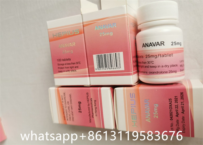 Oral 25mg Legal Anabolic Steroids Anavar Oxandrolone For Athletic Enhancement